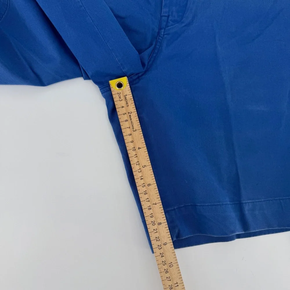 Polo Ralph‎ Lauren Mens Blue Stretch Classic Fit Chino Shorts Size 33 9 Inseam